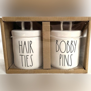 Rae Dunn Hair‎ Ties and Bobby Pins Gift Set